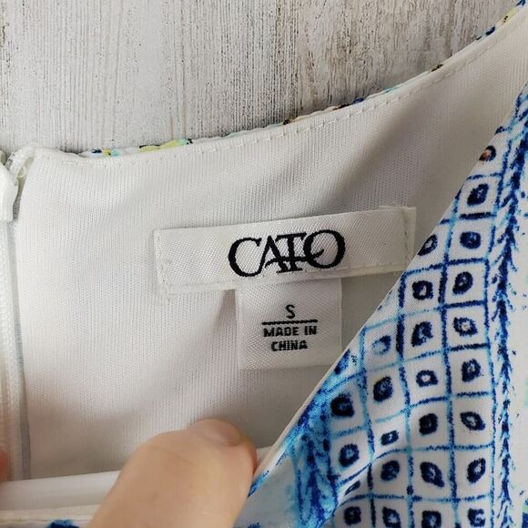Cato Shift Sleeveless Dress Multicolored Size Small - Picture 3 of 11